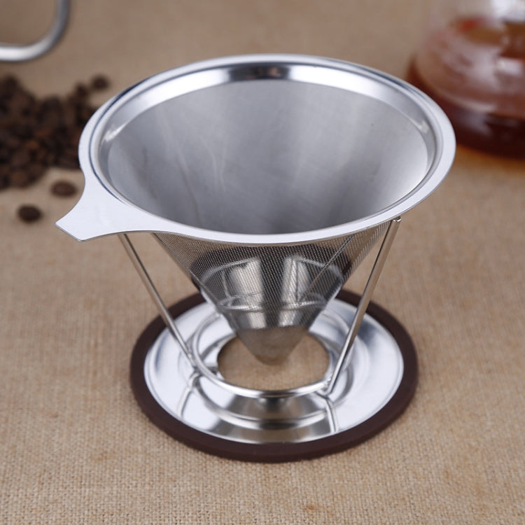 Cartuccia filtrante a cono filtrante in acciaio inossidabile Tazza filtrante in carta senza tè e caffè, Stainless Steel Filter