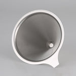 Cartuccia filtrante a cono filtrante in acciaio inossidabile Tazza filtrante in carta senza tè e caffè, Stainless Steel Filter