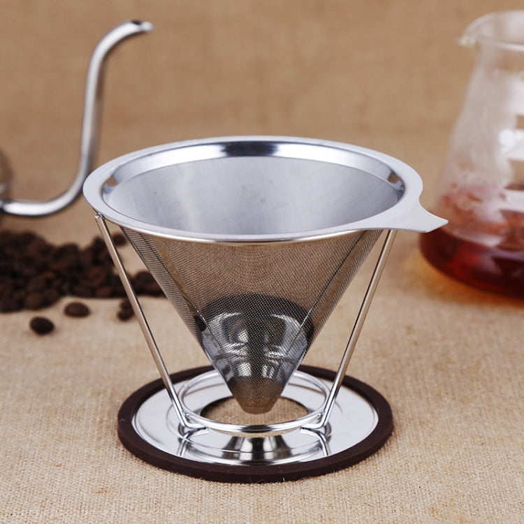 Cartuccia filtrante a cono filtrante in acciaio inossidabile Tazza filtrante in carta senza tè e caffè, Stainless Steel Filter