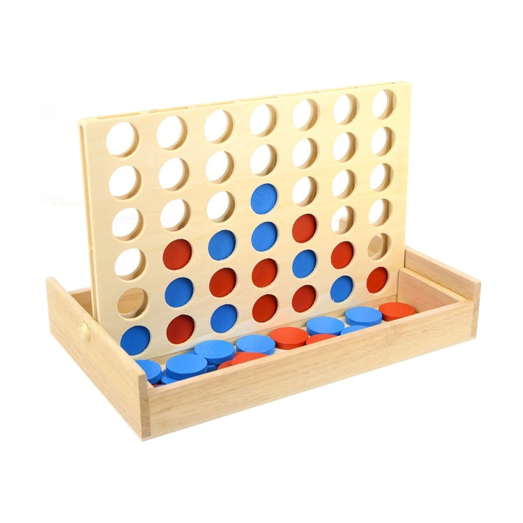 Giocattoli educativi internazionali in legno per bambini. Dama a scacchiera verticale, Vertical Link Board Checkersers