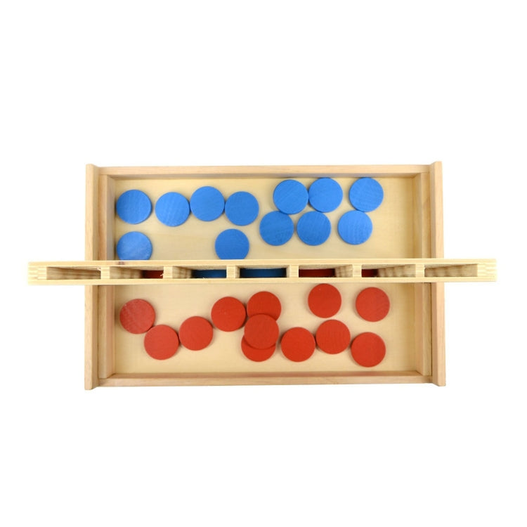 Giocattoli educativi internazionali in legno per bambini. Dama a scacchiera verticale, Vertical Link Board Checkersers
