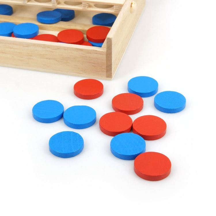 Giocattoli educativi internazionali in legno per bambini. Dama a scacchiera verticale, Vertical Link Board Checkersers