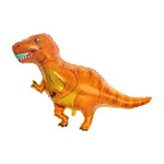 2 pezzi di modellazione di dinosauri in foglio di alluminio palloncino per bambini decorazione di compleanno per feste giocattolo, Large Red Tyrannosaurus, Large Yellow Tyrannosaurus, Large Green Tyrannosaurus, Large Pink Long-necked Dragon            ...
