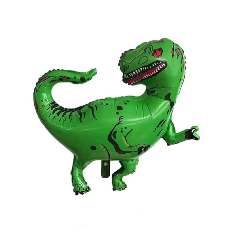 2 pezzi di modellazione di dinosauri in foglio di alluminio palloncino per bambini decorazione di compleanno per feste giocattolo, Large Red Tyrannosaurus, Large Yellow Tyrannosaurus, Large Green Tyrannosaurus, Large Pink Long-necked Dragon            ...