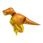 2 pezzi di modellazione di dinosauri in foglio di alluminio palloncino per bambini decorazione di compleanno per feste giocattolo, Large Red Tyrannosaurus, Large Yellow Tyrannosaurus, Large Green Tyrannosaurus, Large Pink Long-necked Dragon            ...