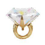 Palloncino foil con anello di diamanti da 10 pezzi, Small Pink Diamond Ring, Small Blue Diamond Ring, Small Gold Diamond, Small Rose Gold Diamond, Golden ido Diamond Ring, Silver ido Diamond Ring, Large Gold Diamond, Large Rose Gold Diamond            ...