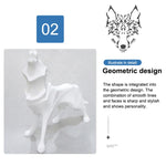 Ornamento artigianale in resina di animali nordici
