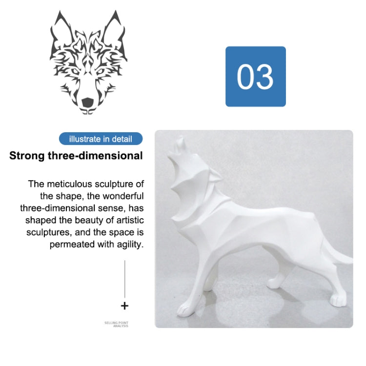 Ornamento artigianale in resina di animali nordici