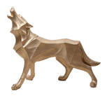 Ornamento artigianale in resina di animali nordici
