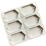 Stampo in silicone per sapone fatto a mano in cera per aromaterapia, Six Grid Rectangle, Three Rectangle Three Oval, Six Lattice Rhombus, Three  Round Three Ring, Six Lattice Round Key, Two Round Two Square Two Rhombus