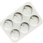 Stampo in silicone per sapone fatto a mano in cera per aromaterapia, Six Grid Rectangle, Three Rectangle Three Oval, Six Lattice Rhombus, Three  Round Three Ring, Six Lattice Round Key, Two Round Two Square Two Rhombus