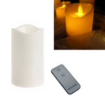 Candela elettronica cilindrica a LED con simulazione della luce di candela per matrimonio, 15x7.5cm, 13x7.5cm, 10x7.5cm, 7.5x7.5cm, 7.5x7.5cm with remote control, 10x7.5cm with remote control, 13cm with remote control, 15x7.5cm with remote control