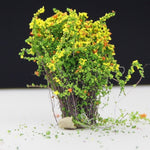 Modello artificiale fatto a mano Materiale Tavolo in sabbia Costruzione Fiore cespuglio Fiore finito
