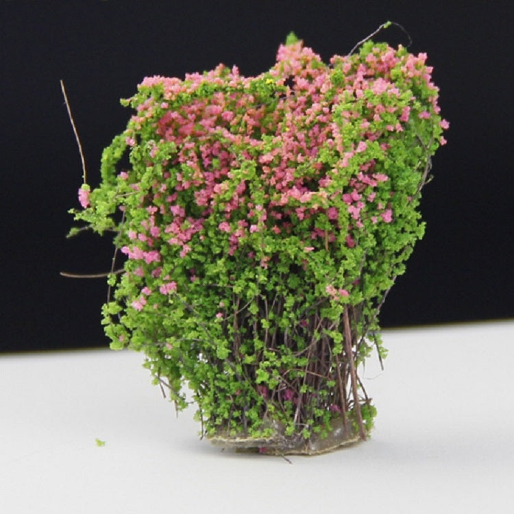 Modello artificiale fatto a mano Materiale Tavolo in sabbia Costruzione Fiore cespuglio Fiore finito