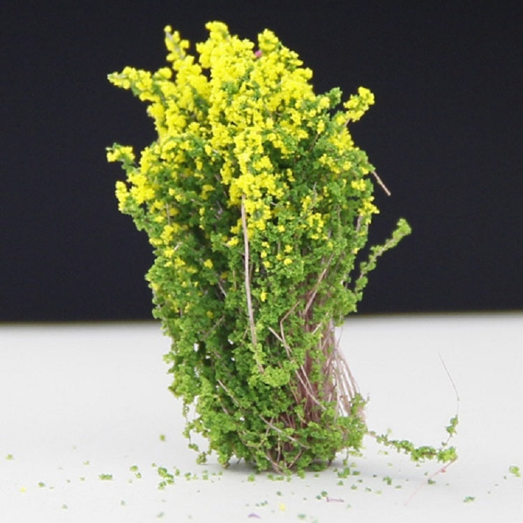 Modello artificiale fatto a mano Materiale Tavolo in sabbia Costruzione Fiore cespuglio Fiore finito