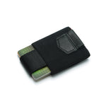 Porta carte elastico Porta carte di credito in pelle per uomo e donna