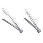 Clip per alimenti in acciaio inossidabile da 10 pezzi, per pane, barbecue, bistecca, buffet, 9 inches, 12 inches