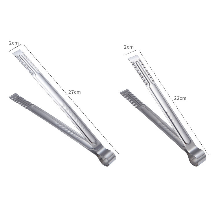 Clip per alimenti in acciaio inossidabile da 10 pezzi, per pane, barbecue, bistecca, buffet, 9 inches, 12 inches