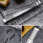 Clip per alimenti in acciaio inossidabile da 10 pezzi, per pane, barbecue, bistecca, buffet, 9 inches, 12 inches