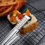 Clip per alimenti in acciaio inossidabile da 10 pezzi, per pane, barbecue, bistecca, buffet, 9 inches, 12 inches