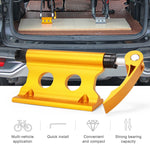 Portapacchi con clip fissa per forcella anteriore per bicicletta, (Yellow), (Silver), (Black), (Red)