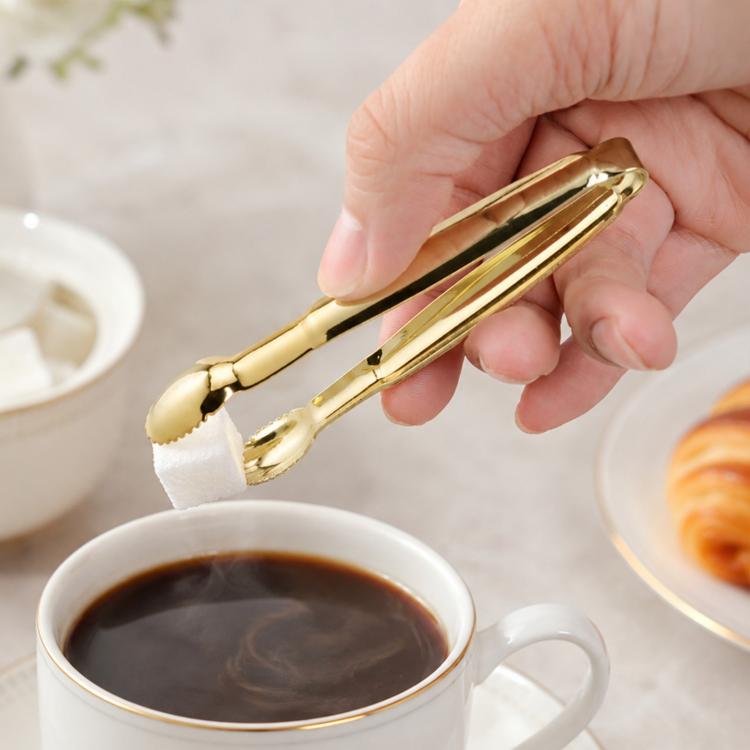 Clip da bar da cucina con clip per zucchero e caffè in acciaio inossidabile, Sugar Clip(Silver), Sugar Clip(Gold)