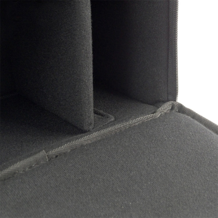 EDAL Custodia imbottita DSLR resistente all'acqua con cerniera impermeabile Borse per fotocamera con partizione rimovibile