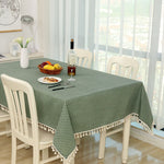 Panno decorativo per tovaglia da pranzo in cotone, 60x90cm, 100x140cm, 140x140cm