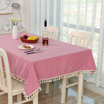 Panno decorativo per tovaglia da pranzo in cotone, 140x180cm, 140x200cm, 140x220cm