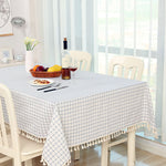 Panno decorativo per tovaglia da pranzo in cotone, 70x70cm, 110x140cm, 90x90cm