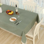 Panno decorativo per tovaglia da pranzo in cotone, 120x160cm, 120x120cm