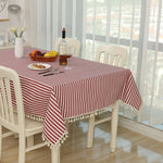 Panno decorativo per tovaglia da pranzo in cotone, 120x160cm, 120x120cm