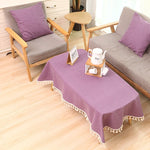 Panno decorativo per tovaglia da pranzo in cotone, 120x160cm, 120x120cm