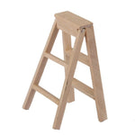 3 PCS 1:12 Toy House Mobili in miniatura Scala in legno, Wooden Ladder