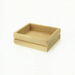 Mini scatola di legno per accessori per la casa dei giocattoli da 3 pezzi, Wooden Box