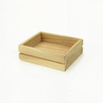 Mini scatola di legno per accessori per la casa dei giocattoli da 3 pezzi, Wooden Box