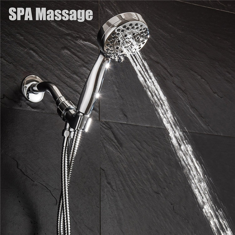 Soffione doccia da 4 pollici ABS Bagno Doccia da bagno Doccetta a forma rotonda ad alta pressione a risparmio idrico, 4 Inches Shower Head