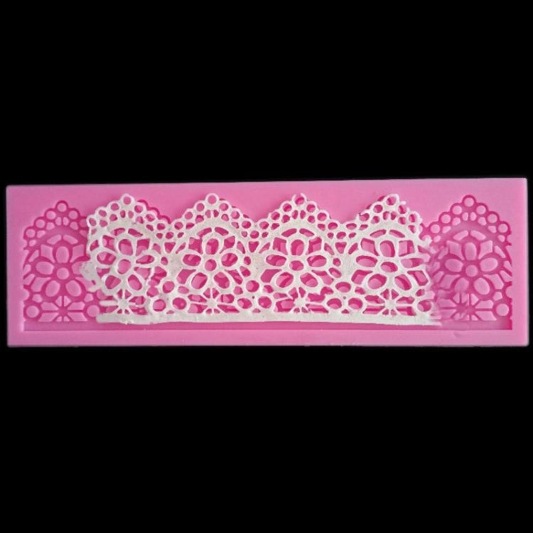 2 pezzi Strumenti di cottura fai da te Stampi in silicone per pizzo Torta fondente Strumenti di decorazione circostante Stampo per cioccolato, Lace Silicone Moulds