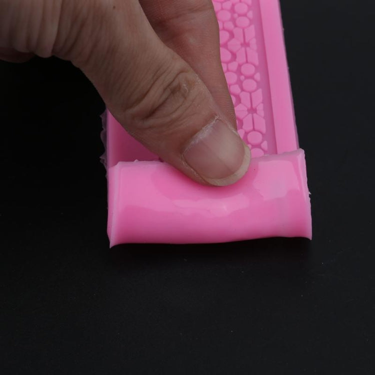 2 pezzi Strumenti di cottura fai da te Stampi in silicone per pizzo Torta fondente Strumenti di decorazione circostante Stampo per cioccolato, Lace Silicone Moulds