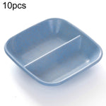 10 pezzi accessori da cucina 2 in 1 piatti di salsa di condimento piattino di insalata di paglia di grano ciotola stoviglie piatto di condimento strumenti di cottura