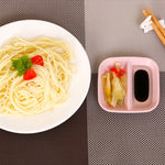 10 pezzi accessori da cucina 2 in 1 piatti di salsa di condimento piattino di insalata di paglia di grano ciotola stoviglie piatto di condimento strumenti di cottura