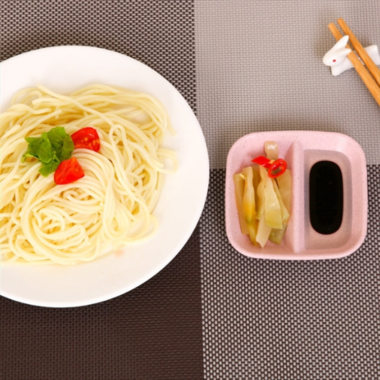 10 pezzi accessori da cucina 2 in 1 piatti di salsa di condimento piattino di insalata di paglia di grano ciotola stoviglie piatto di condimento strumenti di cottura