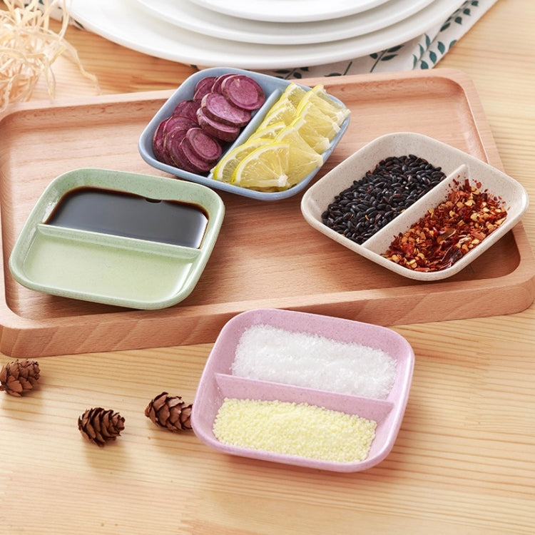 10 pezzi accessori da cucina 2 in 1 piatti di salsa di condimento piattino di insalata di paglia di grano ciotola stoviglie piatto di condimento strumenti di cottura