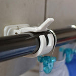 Clip per appendere la tenda della doccia della tenda della clip dell'estremità del gancio di 2 pezzi, Hanging Clip