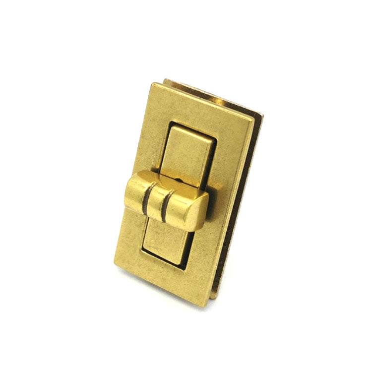 Accessori hardware per borsa da 10 pezzi Serratura in metallo dorato