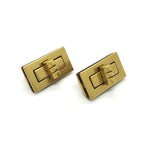 Accessori hardware per borsa da 10 pezzi Serratura in metallo dorato