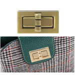 Accessori hardware per borsa da 10 pezzi Serratura in metallo dorato