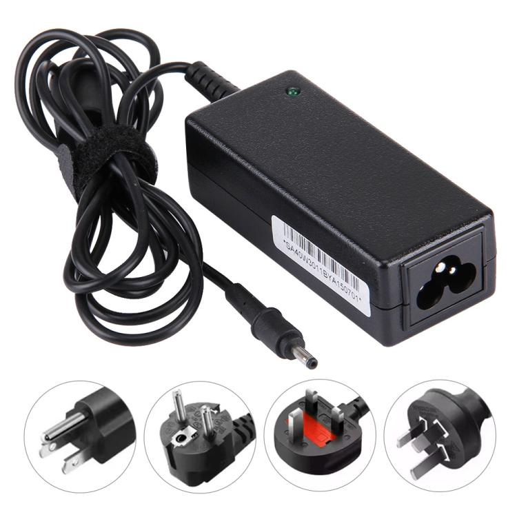 Alimentatore CA da 40 W 19 V 2.1 A per Samsung AD-4019W / AA-PA2N40L / BA44-00278A / NP900X1A / NP900X1B, Porta: 3.0*1.1, Spina UE