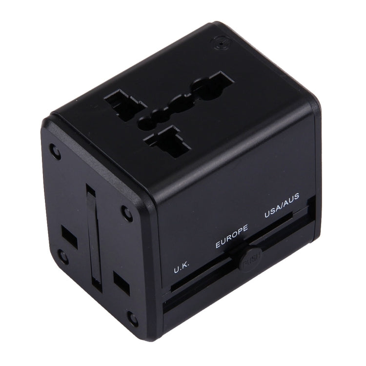 Universal Worldwide Travel Plug Adapter with Built-in Dual USB Charger for US, UK, Australia, EU