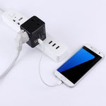 Adattatore universale da viaggio con doppia porta USB